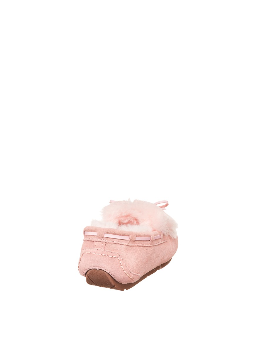 Мокасины угги женские зимние Ансли Риверс розовые | Фото №7