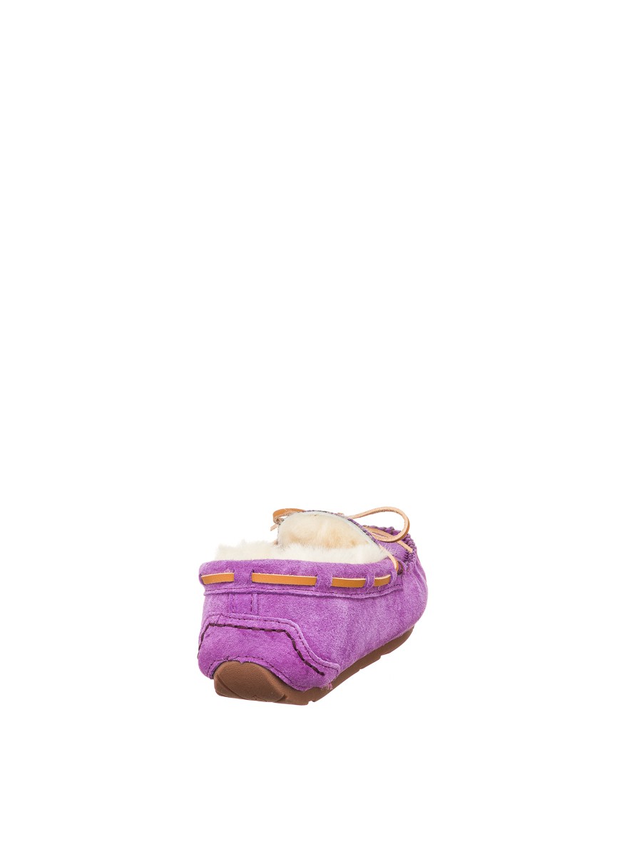 Мокасины угги женские зимняя Дакота фиолетовые | Фото №7