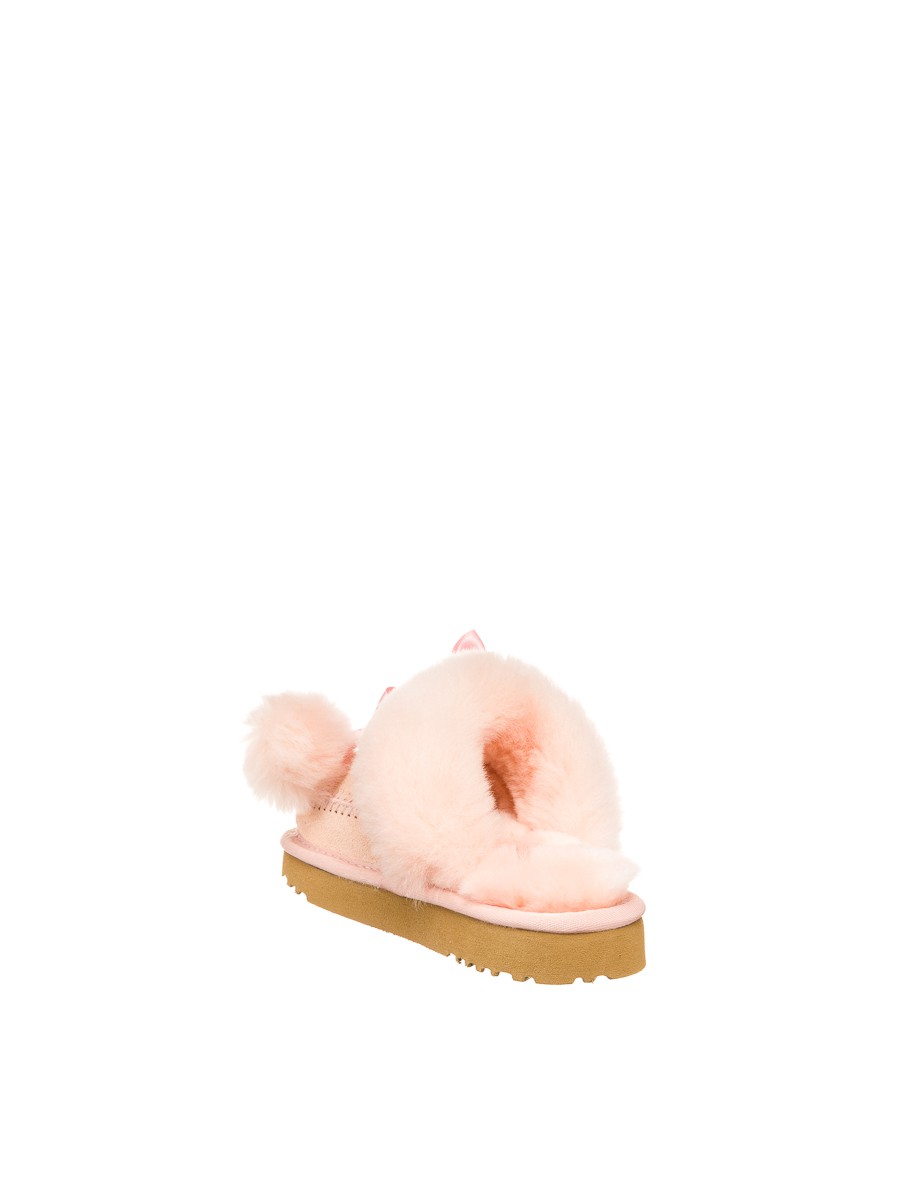Тапочки детские Хафнир с пом-поном розовые | Фото №6