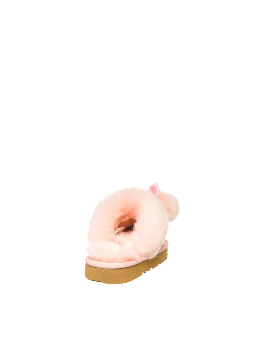 Тапочки детские Хафнир с пом-поном розовые | Фото №7